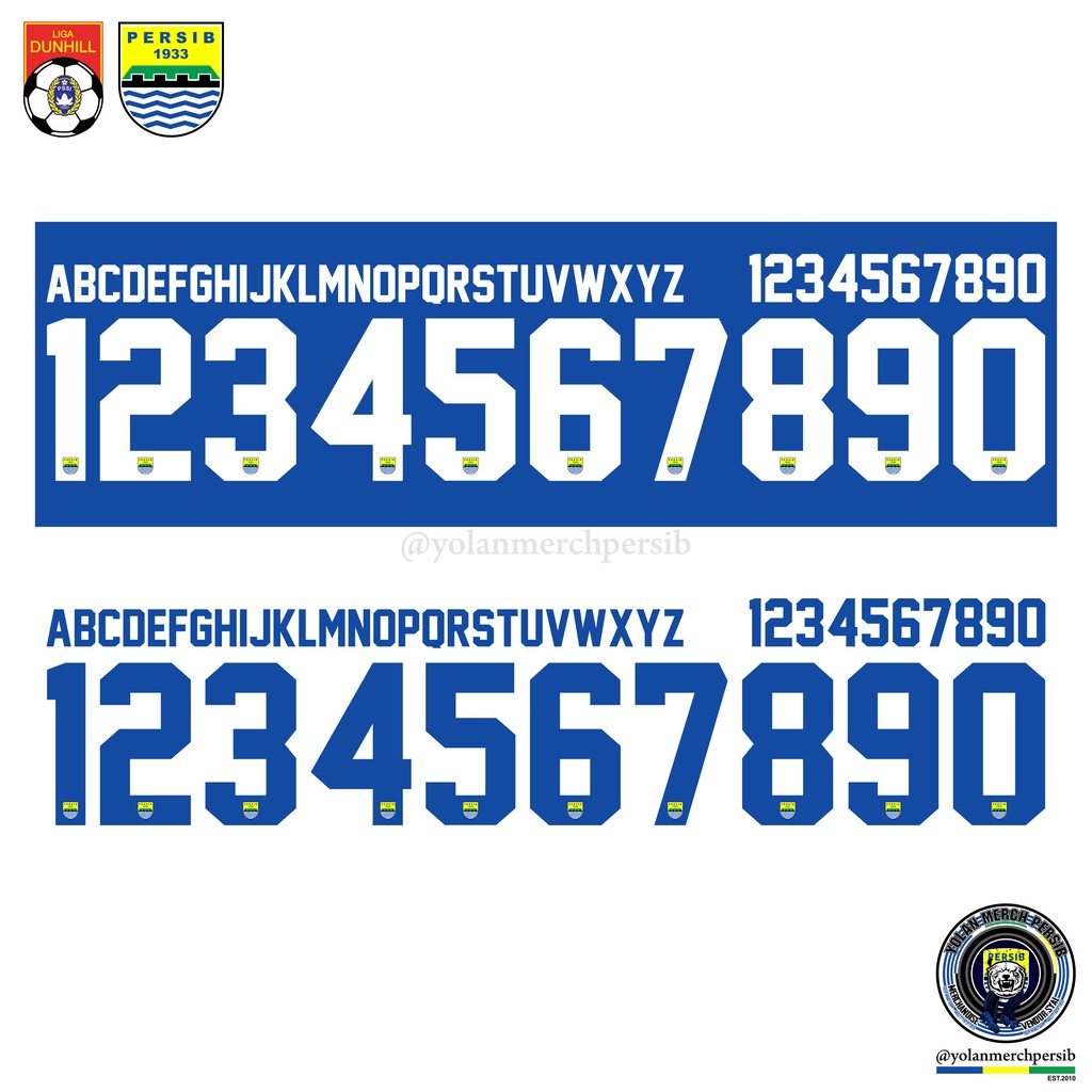 Nameset Jersey Persib 1994/1996