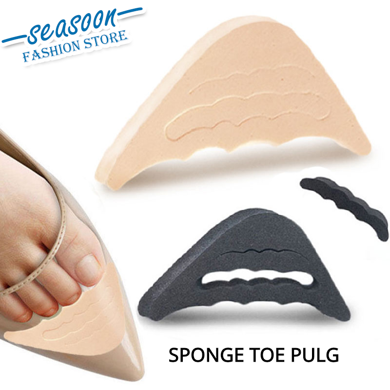 1 Pasang Cushion Bantalan Insole Pad Pelindung Jari Kaki Wanita, Anti Slip Cegah Lecet dan Masalah Kaki