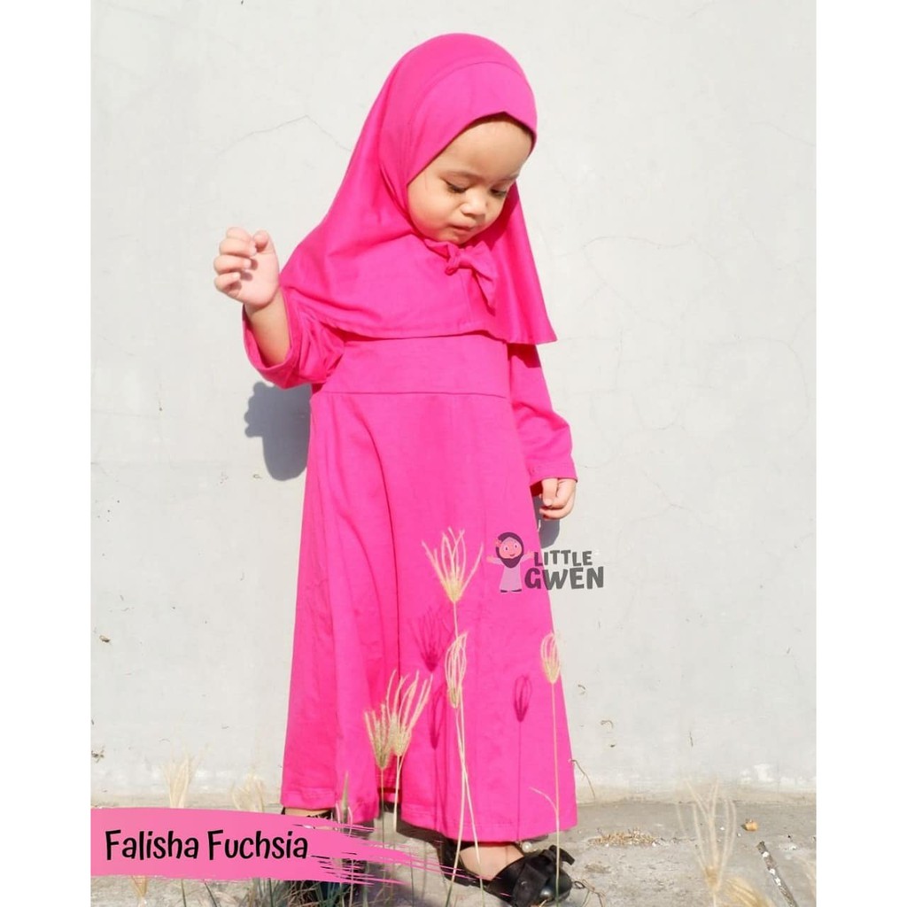 Gamis Anak Lucu / Gamis Bayi Perempuan Falisha / Gamis Anak Little Gwen