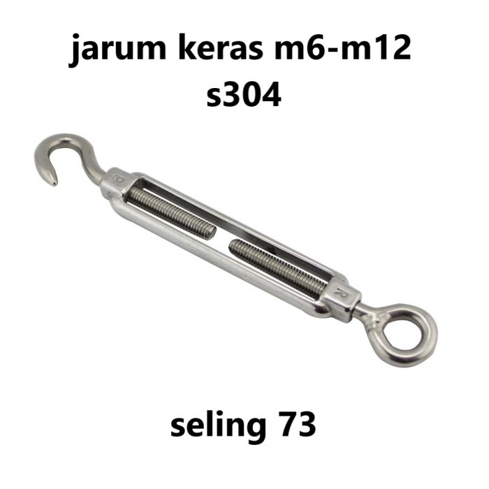 Span Skrup 12 Mm Stainless/ Jarum Keras M12/ Water Mur Stainless 304