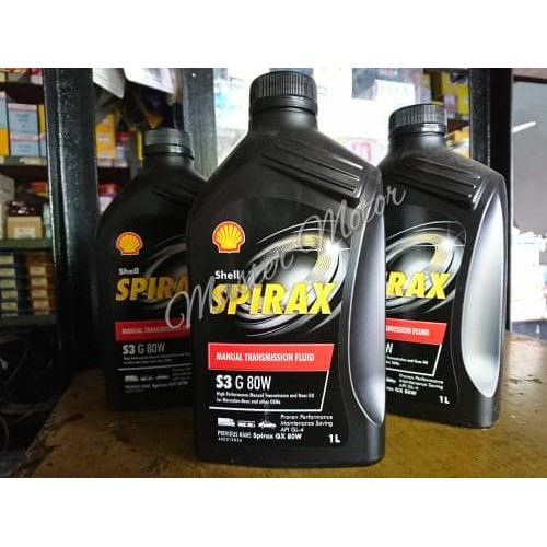 Oli transmisi dan oli Gardan SHELL SPIRAX S3 G 80W manual transmisi