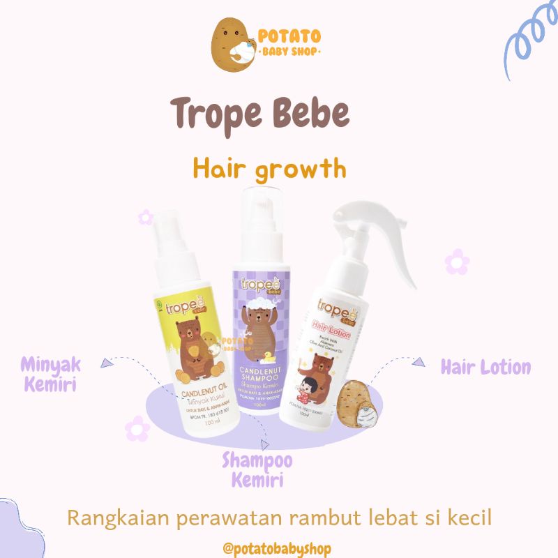 Tropee Hair Lotion Rambut Original / Winter Sky / Baby Shark Honeydew / Tuttifruity