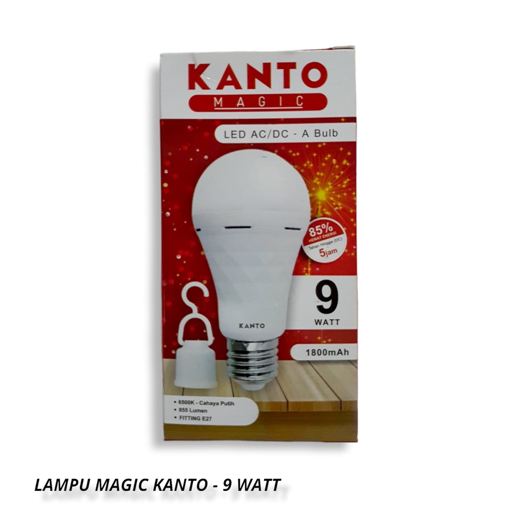 Lampu Emergency Magic Lampu 9 Watt Kanto/Lampu magic abulb/lampu pasar malam