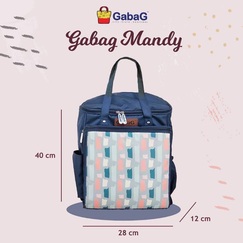 myg - Gabag Mandy - Backpack Series Free 2 Ice Gel - Cooler Bag - Pendingin - Tas Asi