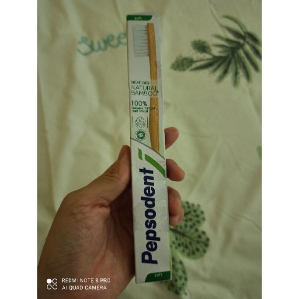 sikat gigi soft bambu bamboo pepsodent isi 1