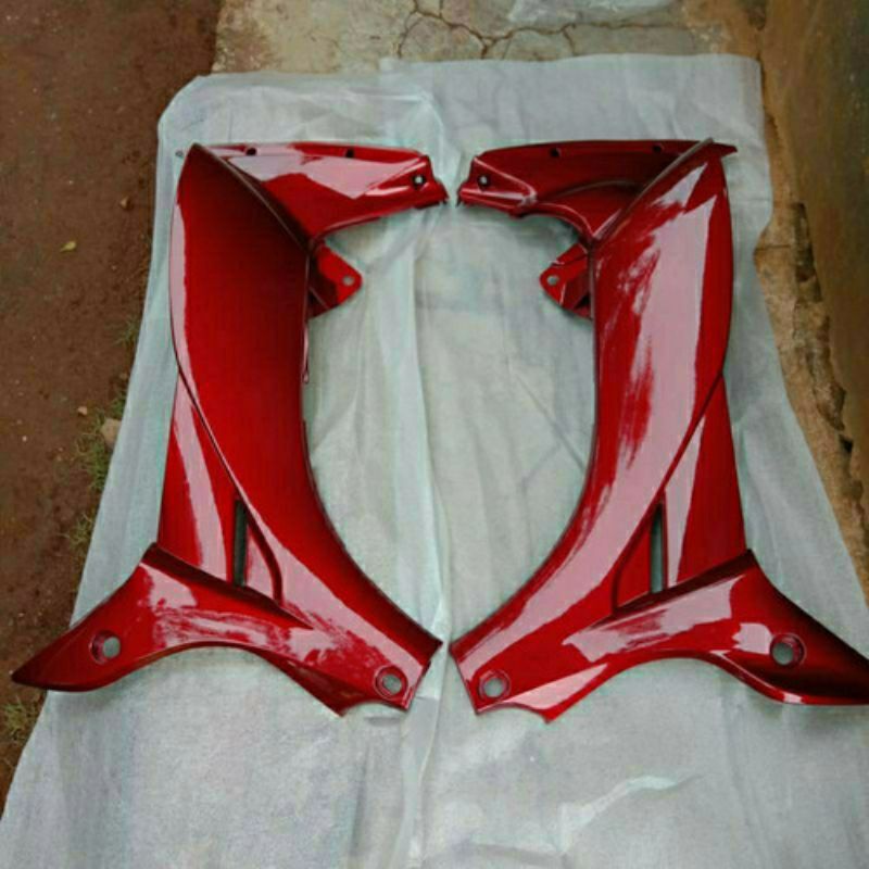 Cover sayap sayapan body bodi samping kepang dalam YAMAHA JUPITER Z NEW BURHAN merah bahan kuat teba