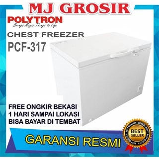 POLYTRON PCF 317 CHEST FREEZER BOX 300 L LEMARI PEMBEKU 300 LITER