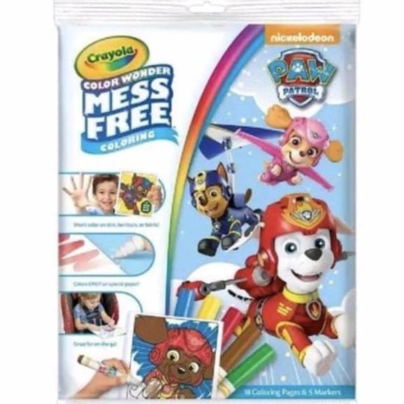 

Crayola Buku Mewarnai + 5 Pcs Spidol - Paw Patrol