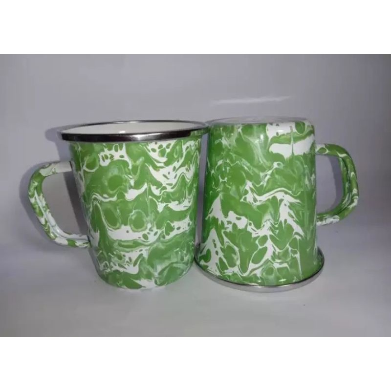 mug lurik enamel tebal 1 (pcs)