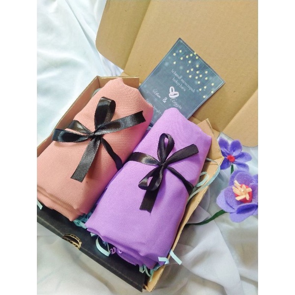 

TERMURAH!! KADO ULANG TAHUN WANITA, HAMPERS HIJAB SEGI EMPAT,BELLA SQUARE,GIFT BOX GRADUATION