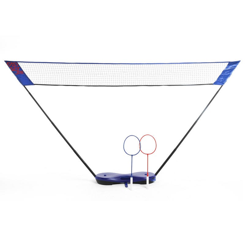 PERFLY Paket Net dan 2 Raket Badminton Bulu Tangkis Panjang Net 3 Meter