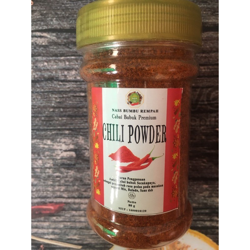 

Cabai Bubuk Murni / Chili Powder Pilihan Nass bumbu Rempah