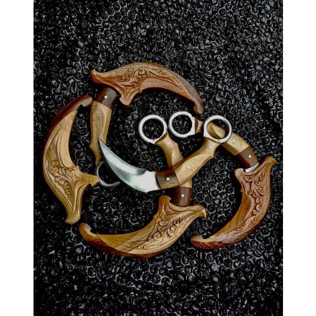 Pisau Kerambit Elang Super Tajam Baja Per Asli