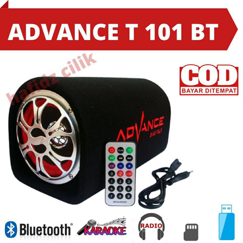 SPEAKER BLUETOOTH SUPERBASS MODEL KARPET ADVANCE T-101BT/ADVANCE T101BT