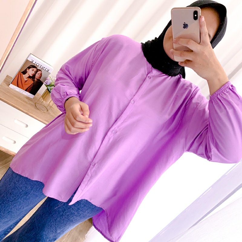 HANA BLOUSE OVERSIZE RAYON