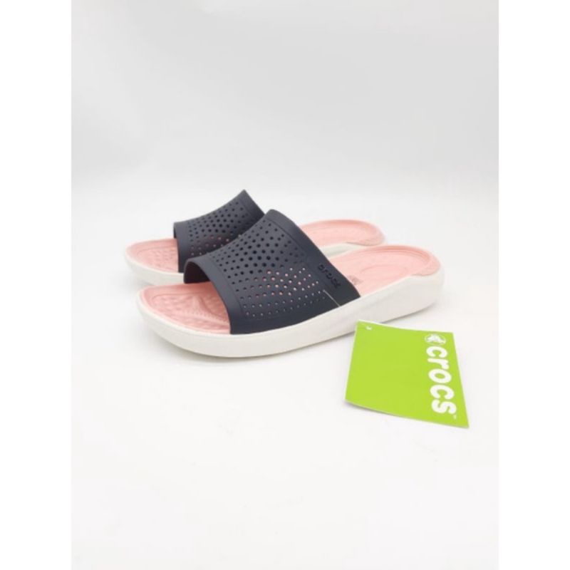 Crocs Literide slide / Sandal Pria wanita / Sandal Crocs literide slide/ crocs pria wanita