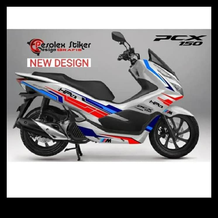 GRATIS ONGKIR STRIPING CUTTING STICKER HONDA PCX MOTIF BMW !