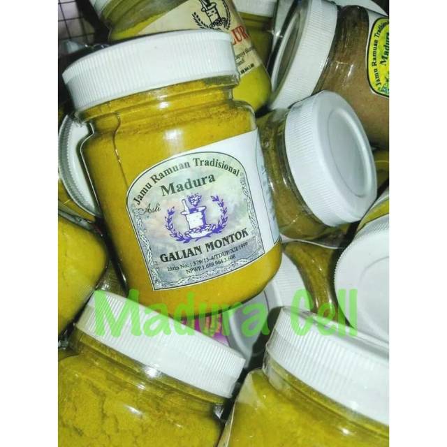JAMU RAMUAN TRADISIONAL MADURA GALIAN MONTOK BUBUK JAMU PENMBAH NAFSU MAKAN DAN BERAT BADAN AMPUH