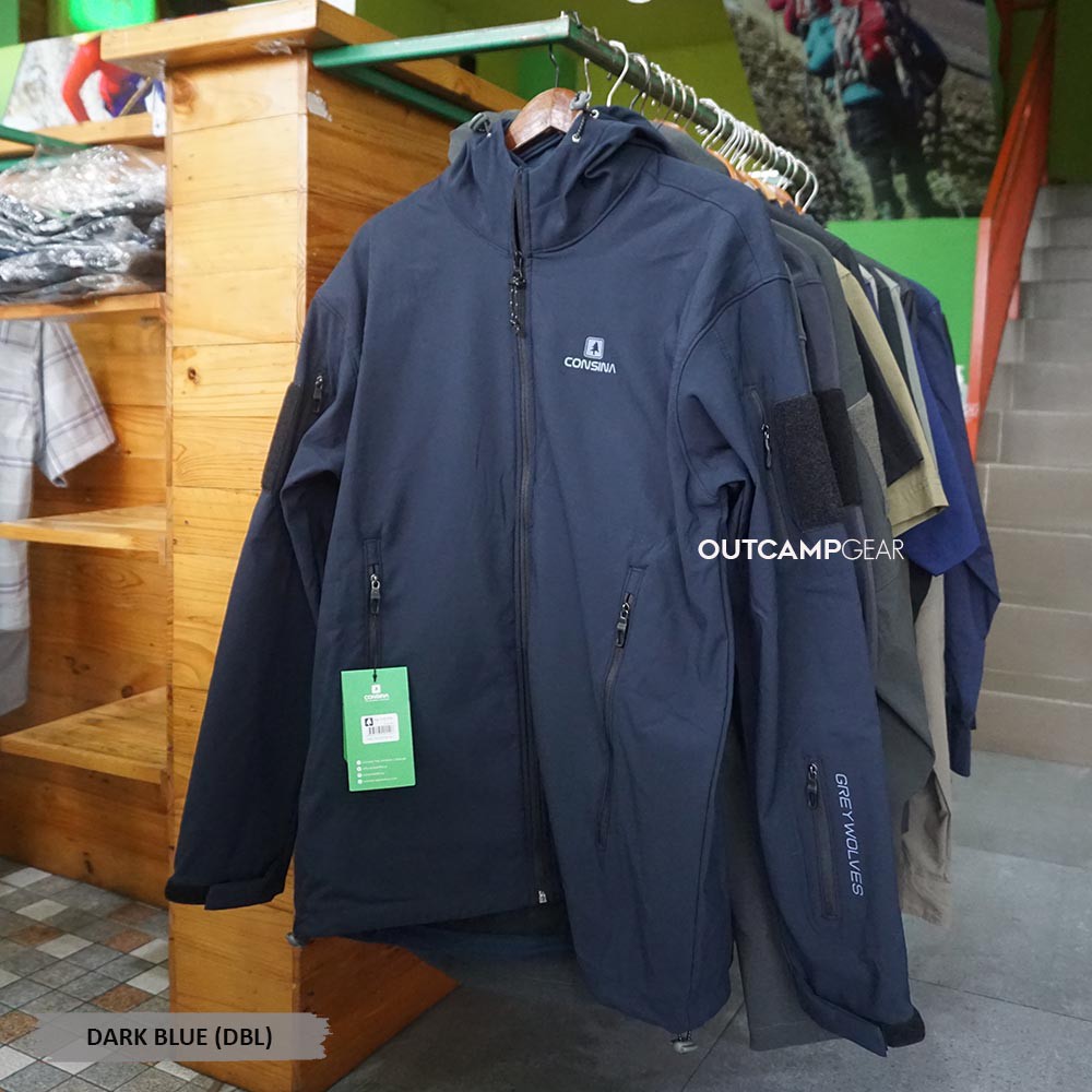Jaket Softshell Consina Grey Wolves