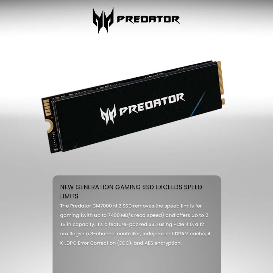 SSD ACER NVME PREDATOR GM7000 1TB RESMI