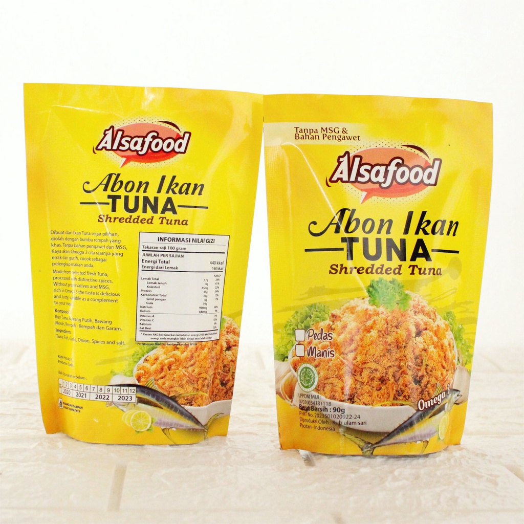 

ABON TUNA ALSAFOOD / FLOSS TUNA ALSAFOOD
