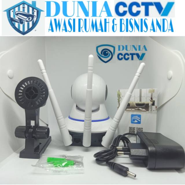 IP Kamera CCTV Wireless Wifi BABY CAM 3 antena FULL HD 1080P APP YOOSEE