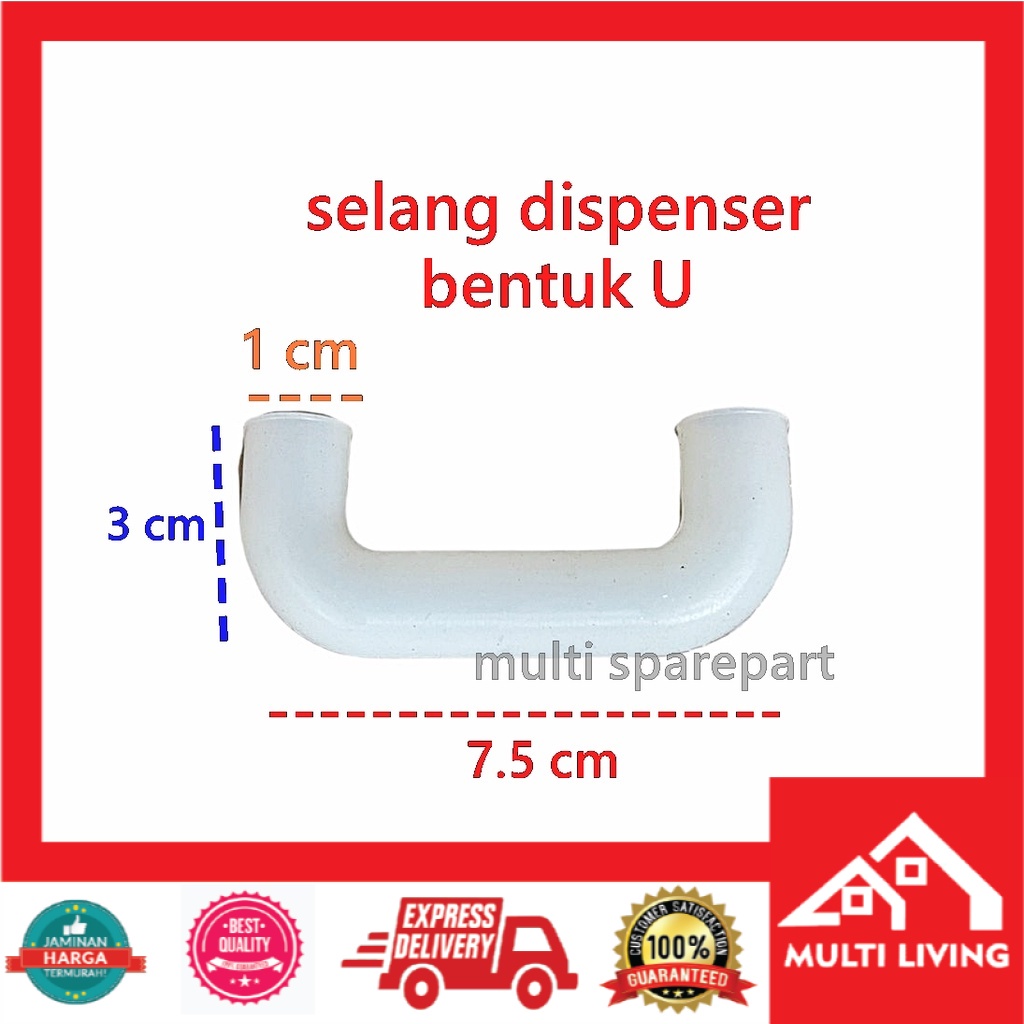 Selang Dispenser Bentuk U LEBAR Selang Dalam Dispenser Panas Dingin Merk Universal