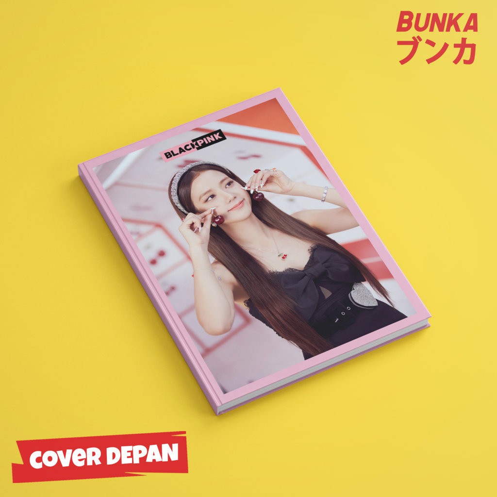 

Notebook KPOP Black Pink Ice Cream Jisoo Hardcover A5 Buku Tulis Catatan Notes Agenda Planner Jurnal