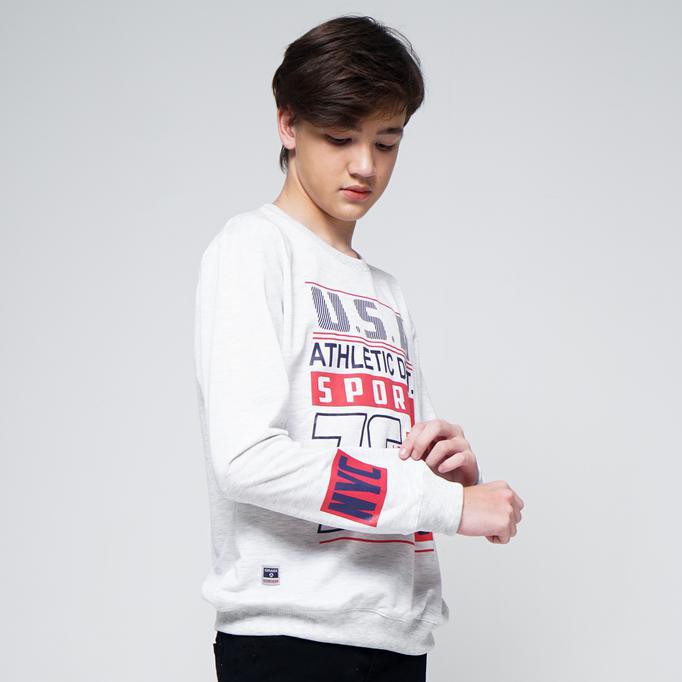 Sale Terlaris SEYES 1111 Tumblr Sweatshirt Sweater Pria Baju Lengan Panjang Misty - M