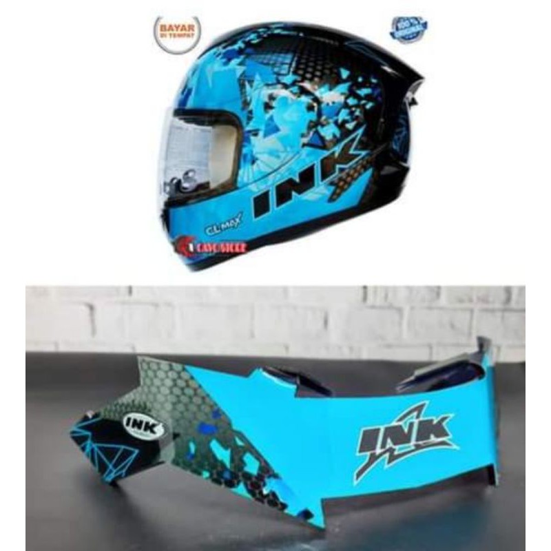 spoiler helm ink cl max seri 6 black blue