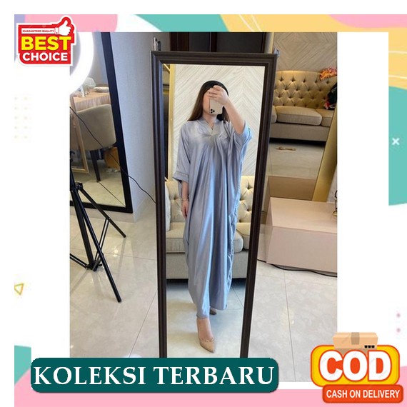 Kaftan Wanita Terbaru 2022 Mewah Untuk Lebaran Jumbo Sofia Kaftan Bahan Ceruty Gamis Kaftan Sezana D