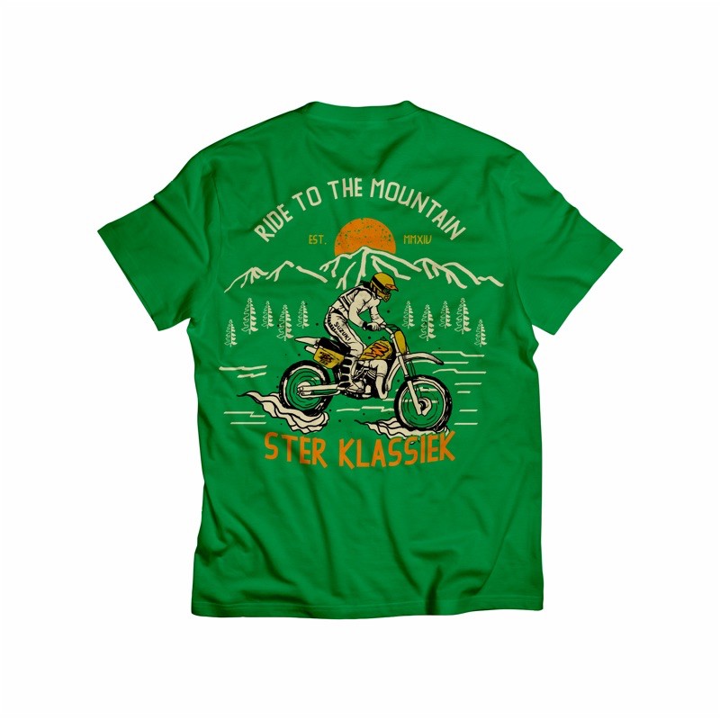 kaos motor trail vintage classic suzuki ts premium ster klassiek