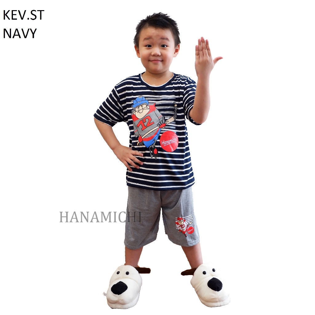 Hanamichi KEV.ST Setelan Anak Lengan Pendek