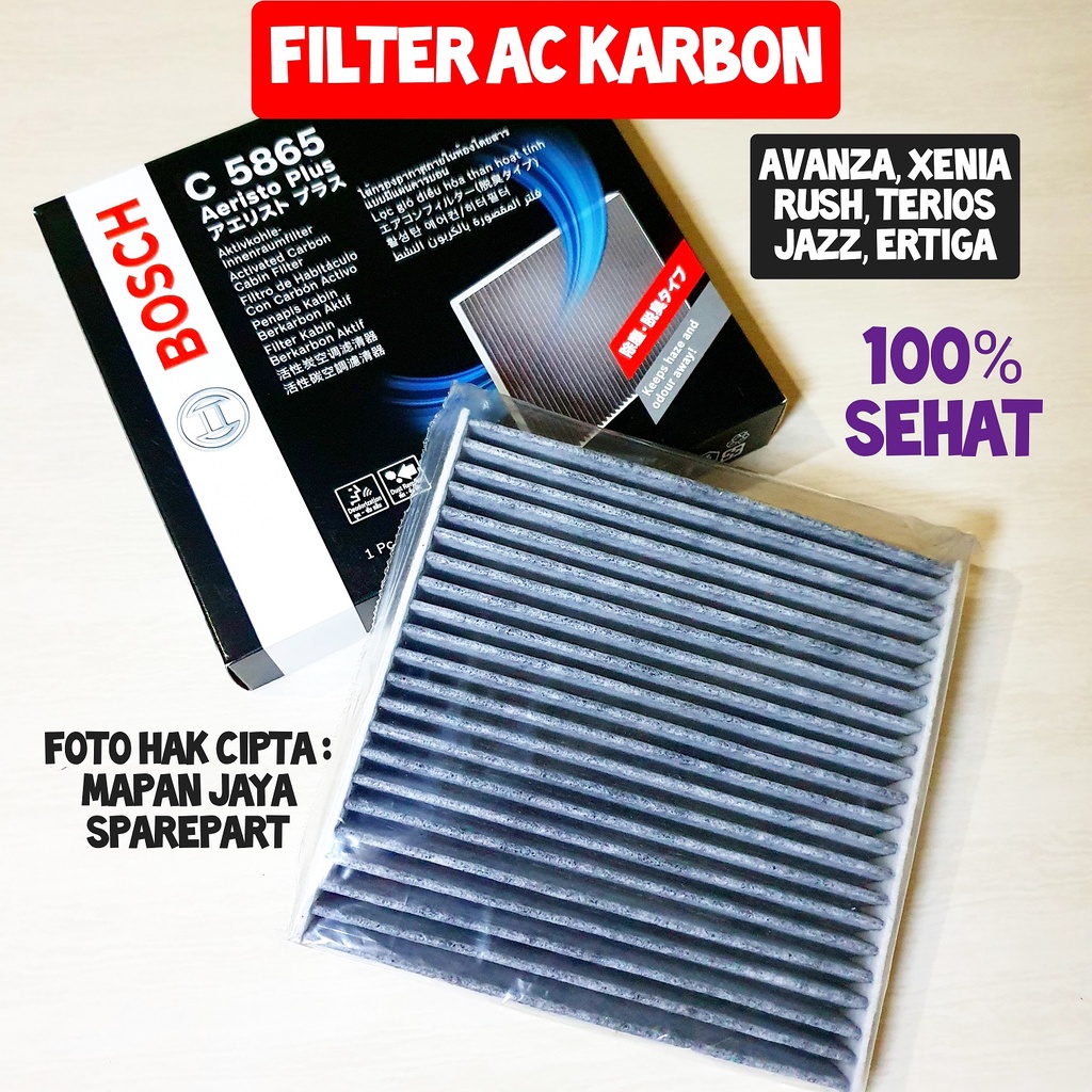 BOSCH FILTER AC - CALYA / SIGRA / AGYA / AYLA / JAZZ / ERTIGA / LUXIO CARBON