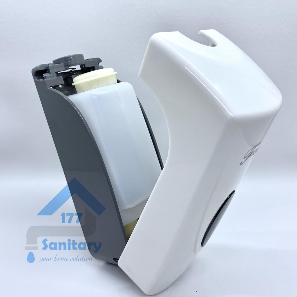 Tempat sabun cair PUTIH Fio FDJ 02W- Soap dispenser sabun cair sanitizer 360ml rack soap fiorentino /A12