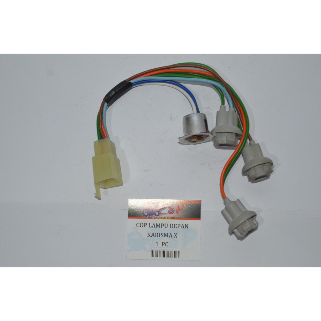 Cop Lampu Depan KARISMA X - Pitingan / Fitting / Soket Dop Depan HONDA KARISMA CAKRAM