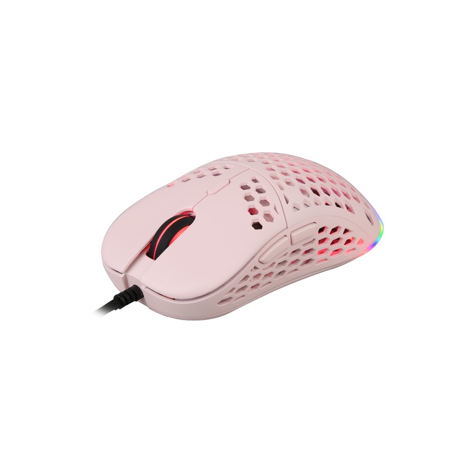 GANAS - PINK Digital Alliance Mouse Gaming GANAS RGB LED Splash Waterproof - DA