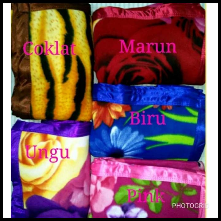Selimut Rosanna - Selimut Motif - Selimut Tidur - Selimut Bulu
