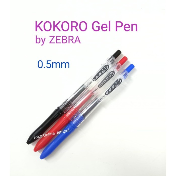 

Update 12Pcs Zebra Kokoro Gel Pen Pulpen 0.5 Balpoint Pena Ballpoint Atk807Kr Limited