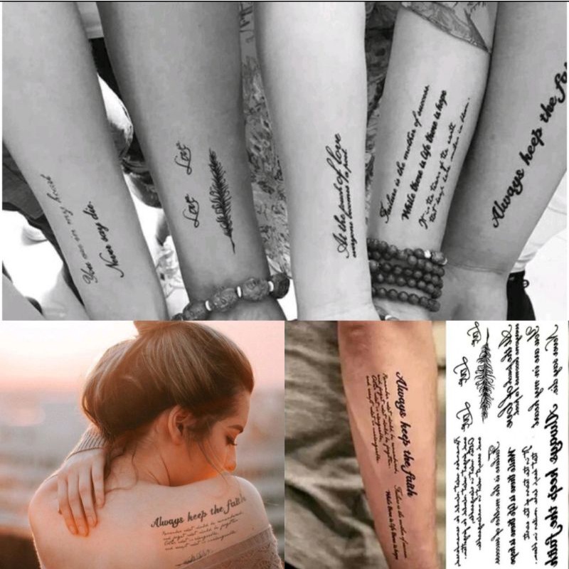 TATTO TEMPORER TAHAN LAMA TANPA RASA SAKIT