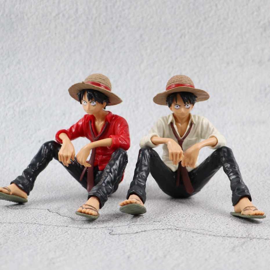 Mainan Action Figure Model Anime One Piece Luffy Monkey D Luffy Klasik Bahan Pvc Ukuran 13CM Untuk Dekorasi Kue