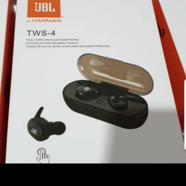 Headset Bluetooth JBL TWS-4 Wirelesse Earphone JBL TWS-4 Berkualitas