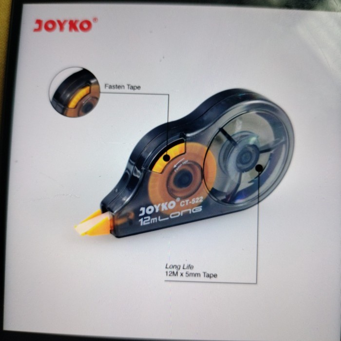 

Produk Joyko Correction Tape 12M Tipex Kertas Joyko Tip-X Ct-522 1Box 12Pcs Diskon