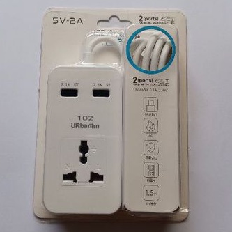 Stok kontak colokan listrik USB CHAGER hp 2port usb