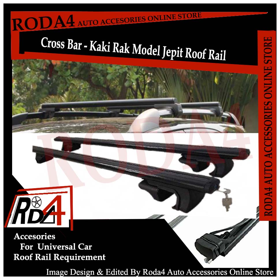 Paket Rak Bagasi Atas Model Rockfroad dan Kaki Rak Jepit Roof Rail