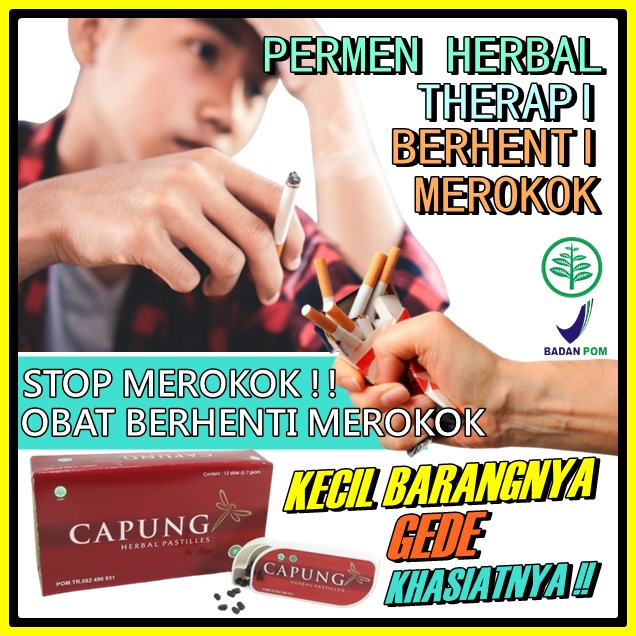TERLARIS permen hisap herbal cap capung untuk berhenti merokok obat terbaik asli alami original bpom