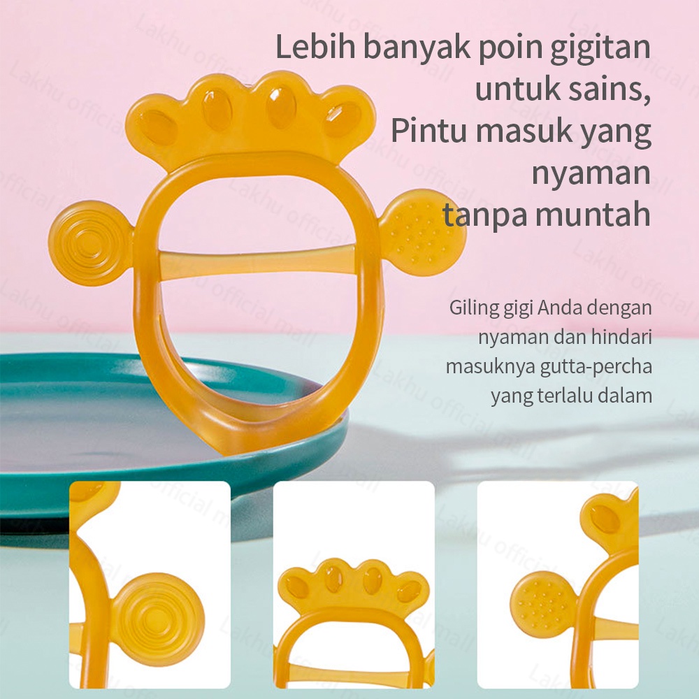 Lakhu mainan gigitan bayi teether bayi gelang bpa free