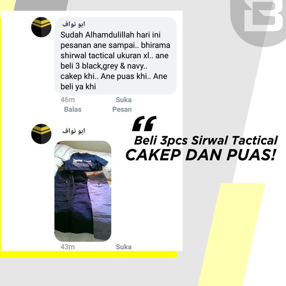 [PROMO NRM74] Celana Sirwal Tactical Hijau Army Bhirama Paling Popular