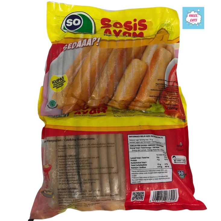 

Sosis Ayam So Nice isi 40