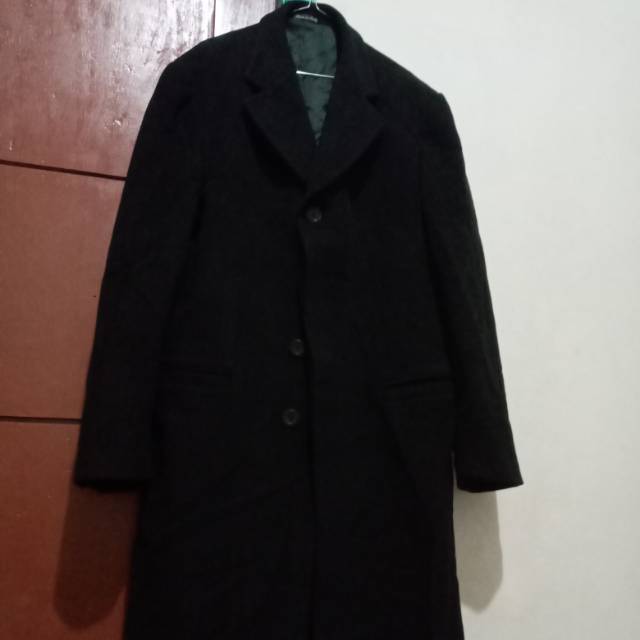 Mantel wol pria musim dingin musim gugur